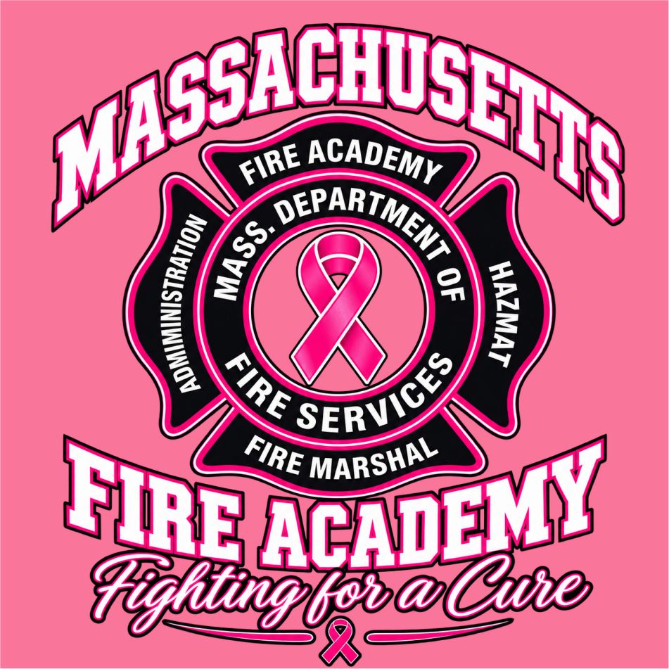 Mass Fire Academy Breast Cancer Tees and Hoodies