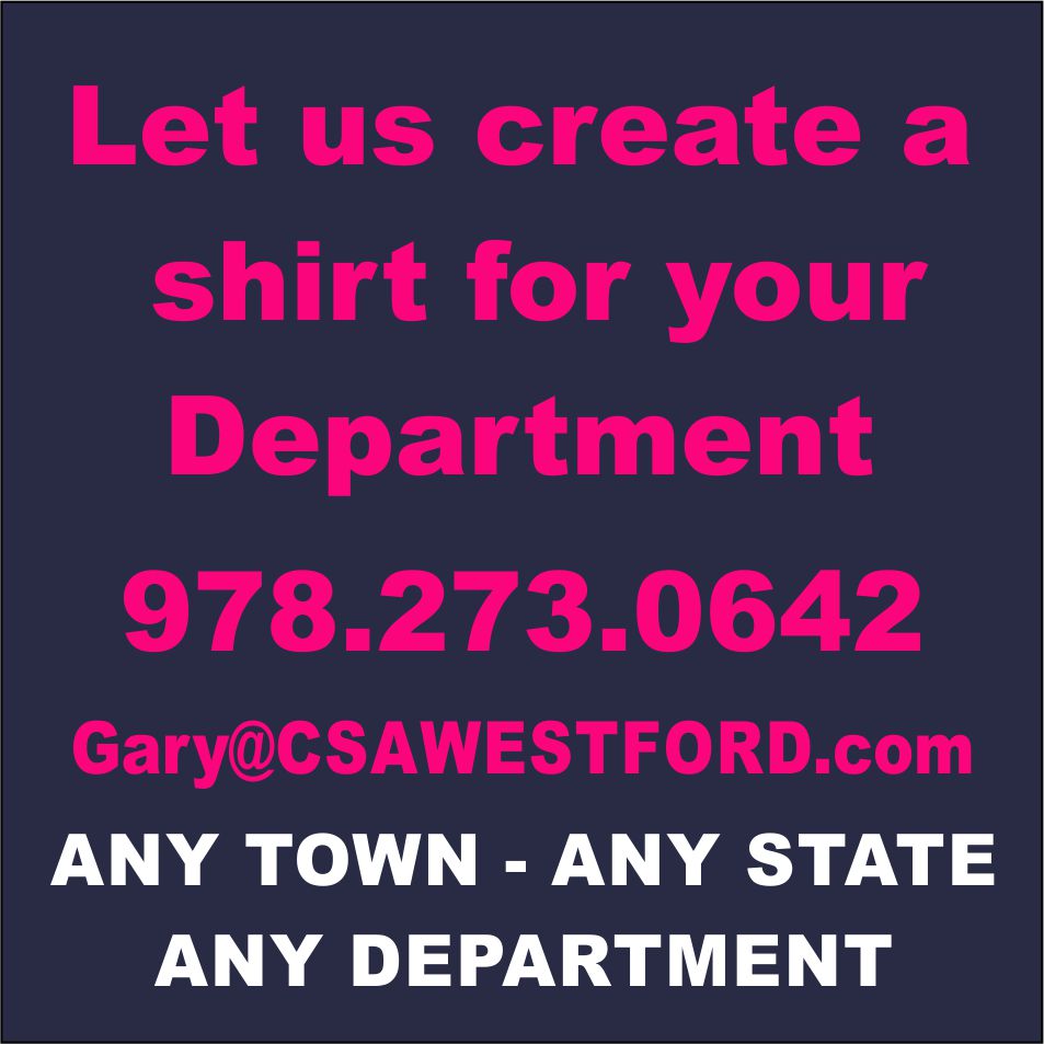 Mass Fire Academy Fire Truck Breast Cancer Tee
