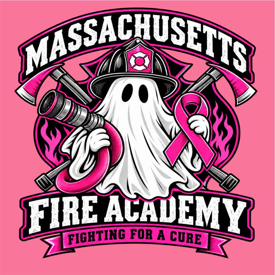 Mass Fire Academy Ghost Breast Cancer Tee