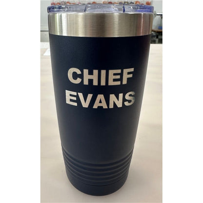 Personalized Laser Marked 16oz Tumbler w/slide lid