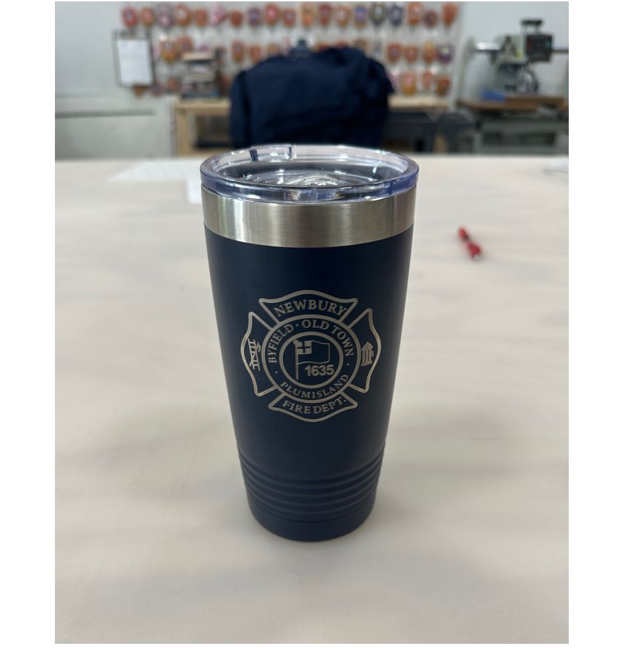 Personalized Laser Marked 16oz Tumbler w/slide lid
