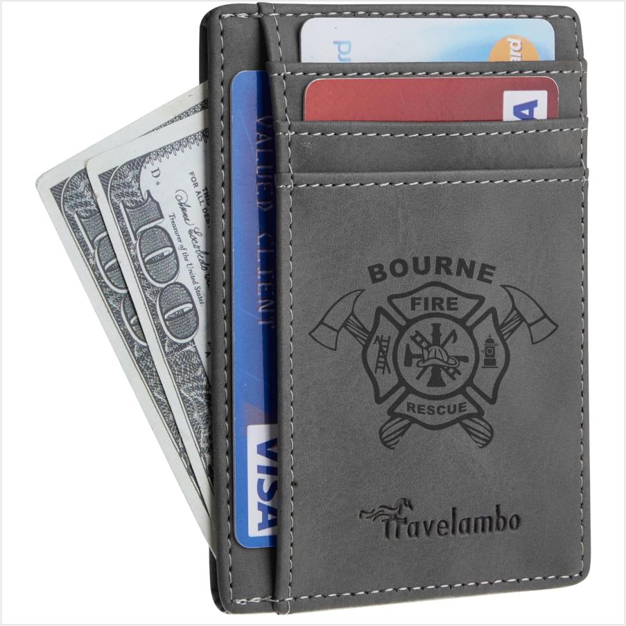 Personalized SLIM laser Marked Wallet