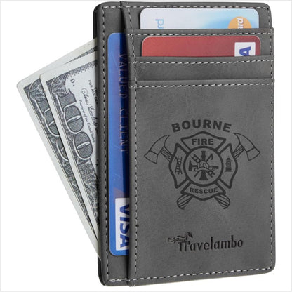 Personalized SLIM laser Marked Wallet