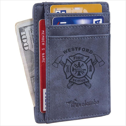 Personalized SLIM laser Marked Wallet