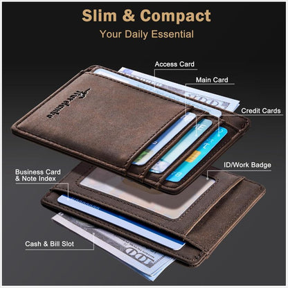 Personalized SLIM laser Marked Wallet