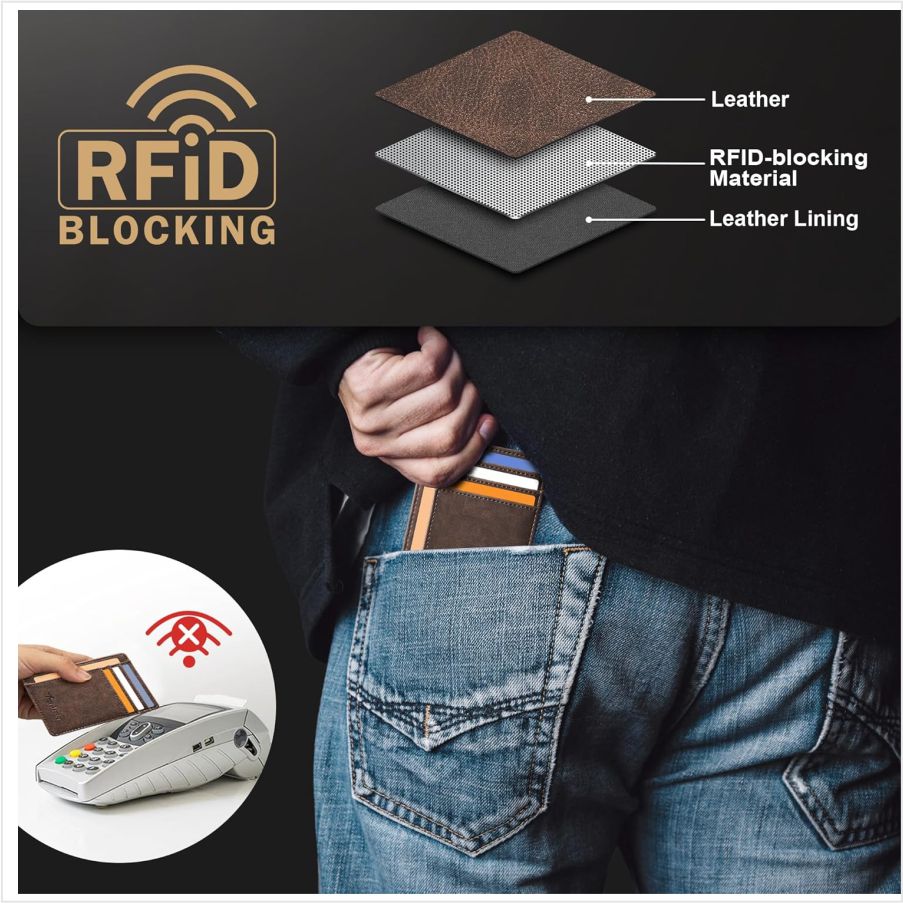 Personalized SLIM laser Marked Wallet