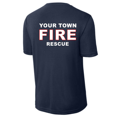 Custom WICKING Department Rescue T-Shirt