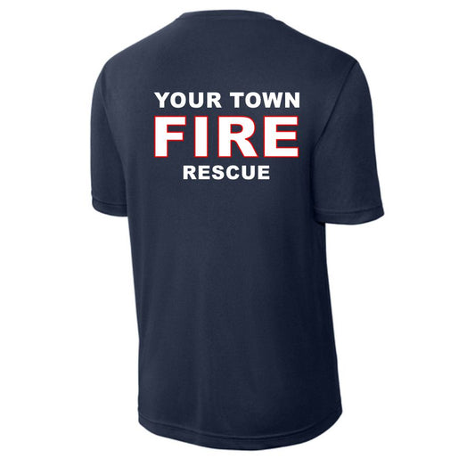 Custom WICKING Department Rescue T-Shirt