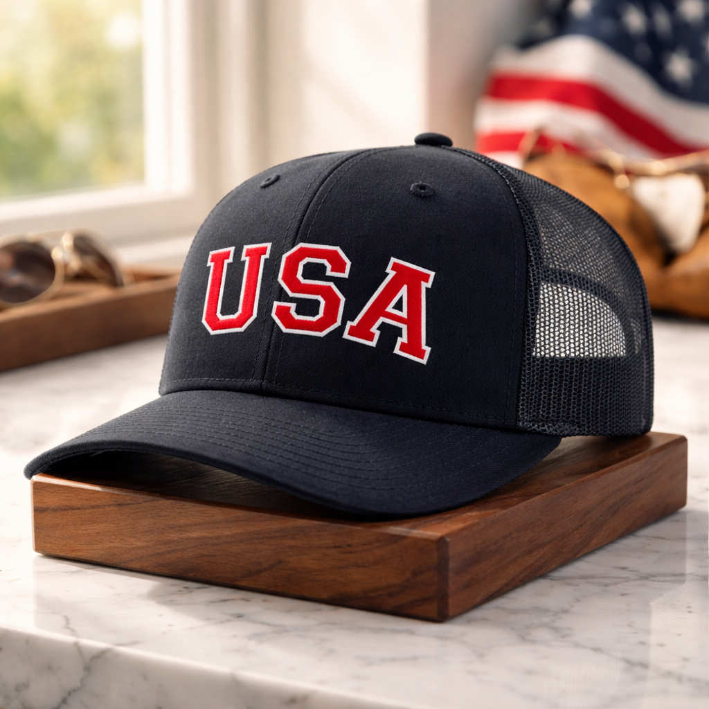 Navy USA hat