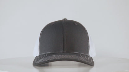 Custom Richardson 112 Department Snapback Hat (Navy/White)